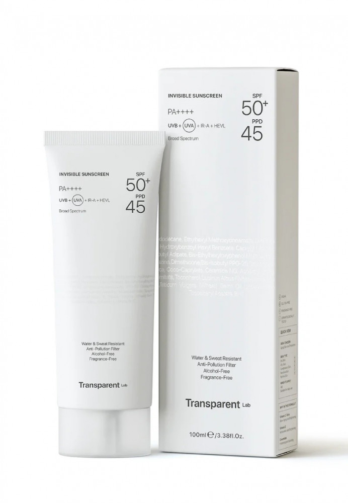 Transparent Lab - Невидимый солнцезащитный крем SPF50+ (Фото-3)