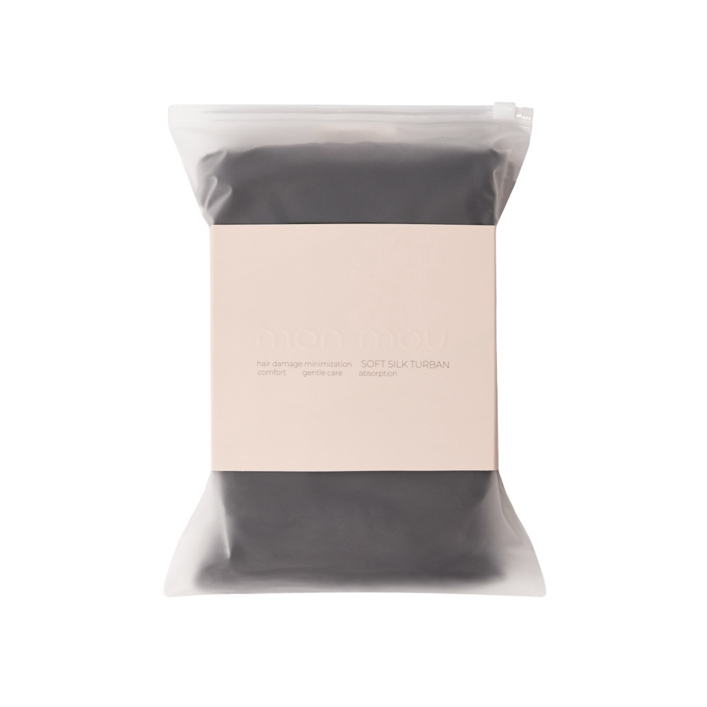 MON MOU - Полотенце-тюрбан из натурального шелка (Фото-2)