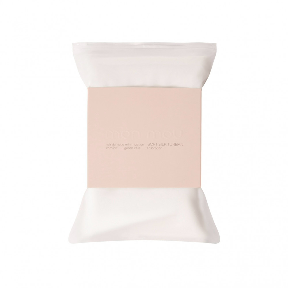 MON MOU - Полотенце-тюрбан из натурального шелка (Фото-2)
