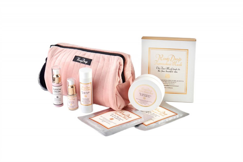 Rosy Drop - Подарочный набор большой с косметичкой (Фото-1)