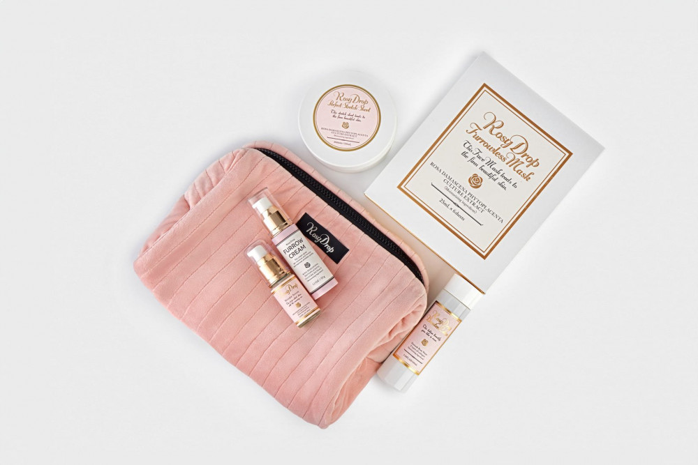 Rosy Drop - Подарочный набор большой с косметичкой (Фото-2)