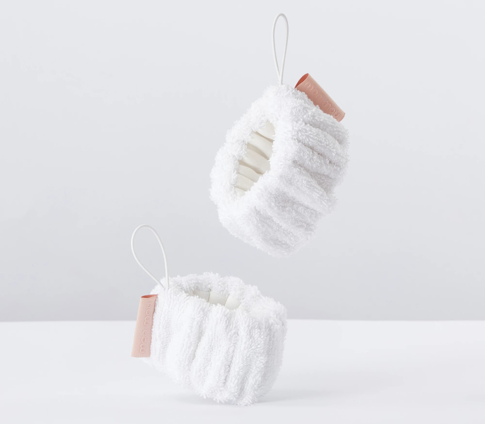 MON MOU - Мягкие браслеты для умывания с шелковой вставкой (Фото-2), fabo.ua MON MOU - Мягкие браслеты для умывания с шелковой вставкой (Фото-2)