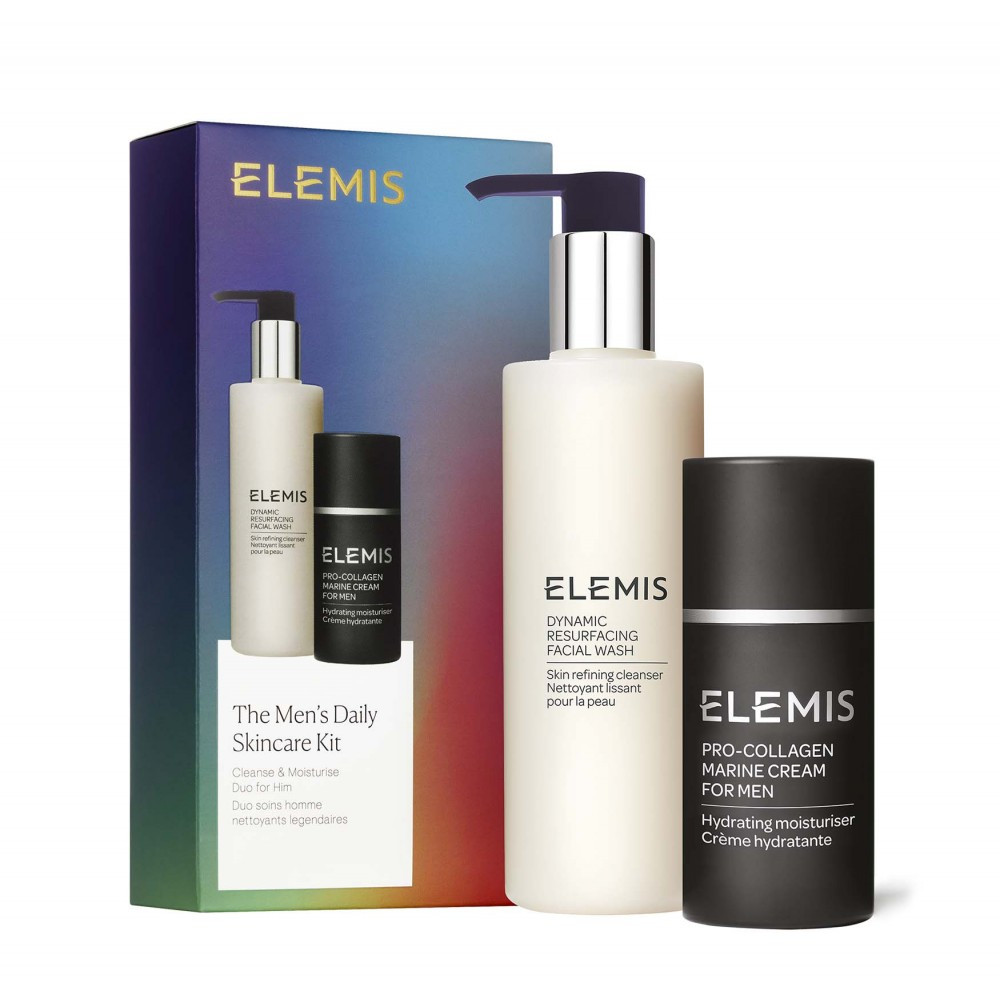 ELEMIS - Подарочный дуэт для мужчин для ежедневного очищения и увлажнения лица (Фото-1)