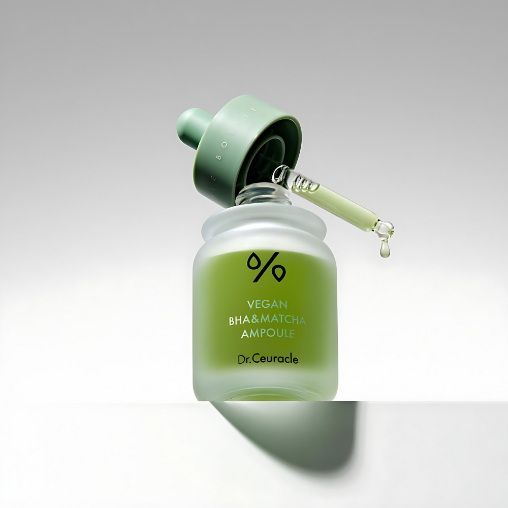 Dr.Ceuracle - Ампульна сироватка з BHA кислотою та екстрактом чаю Матча (Фото-4)