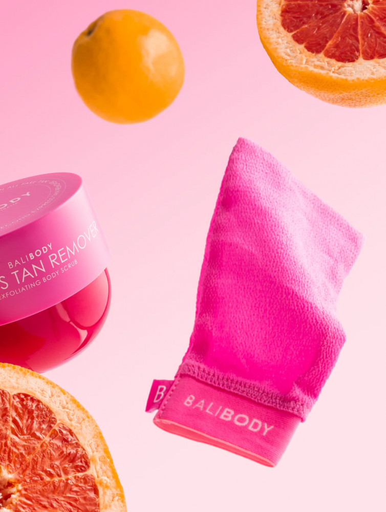 Bali Body - Рожева відлущувальна рукавичка (Фото-2)