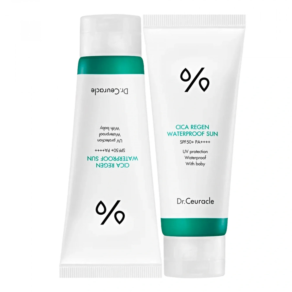 Dr.Ceuracle - Дует водостійких сонцезахисних кремів з центеллою SPF50+ (Фото-1)