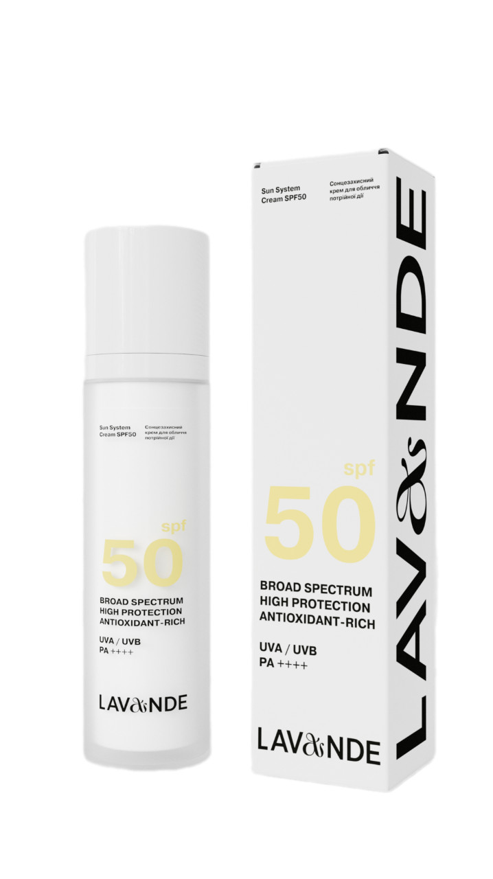 Lavande - Сонцезахисний крем для обличчя потрійної дії (Фото-7)