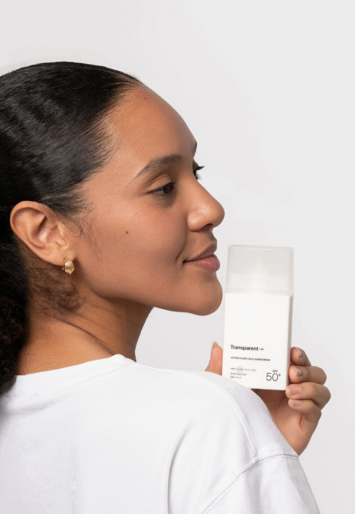 Transparent Lab - Ультра легкий сонцезахисний крем із центелою (Фото-4)