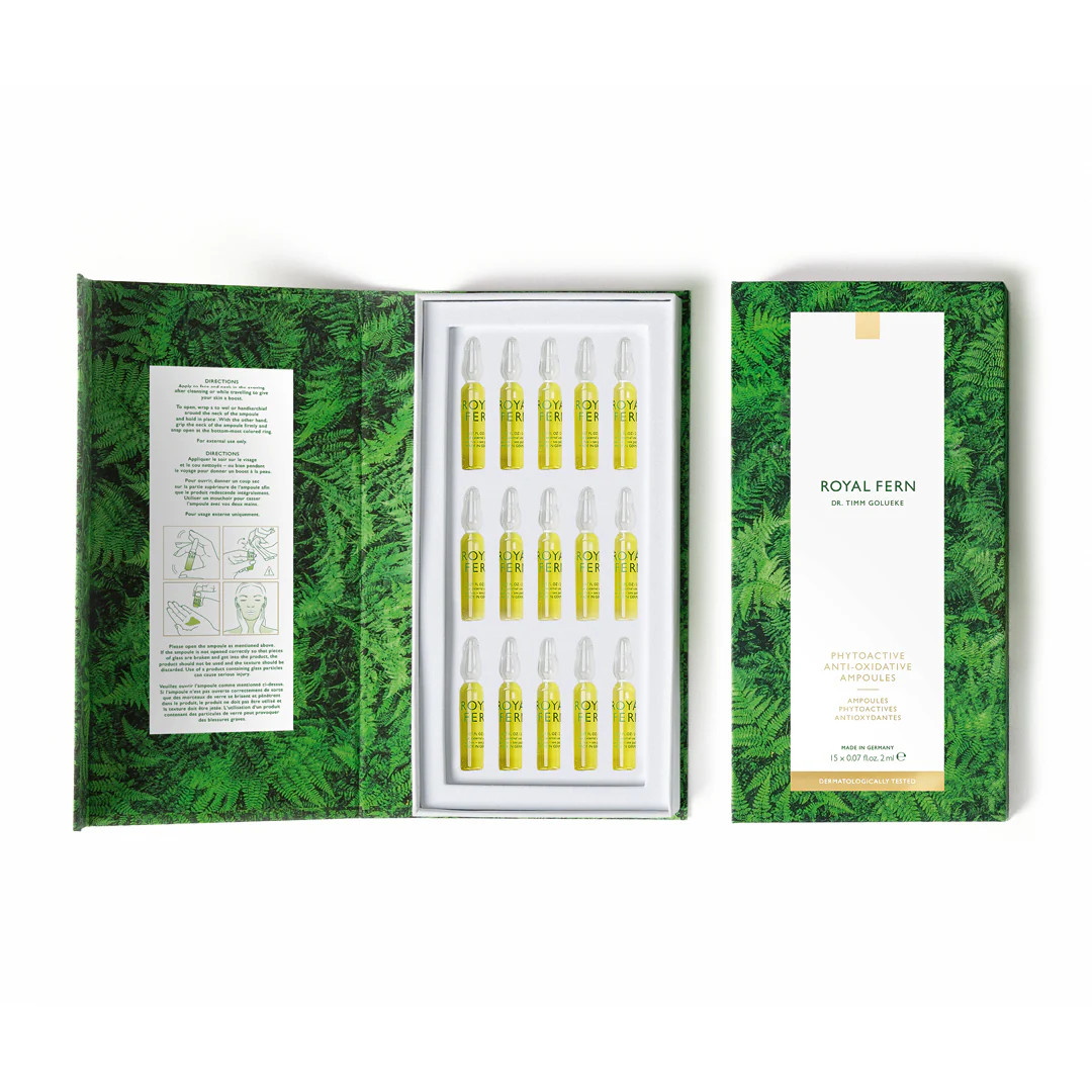 Royal Fern - Фитоактивные антиоксидантные ампулы против стресса и старения кожи (Фото-15)