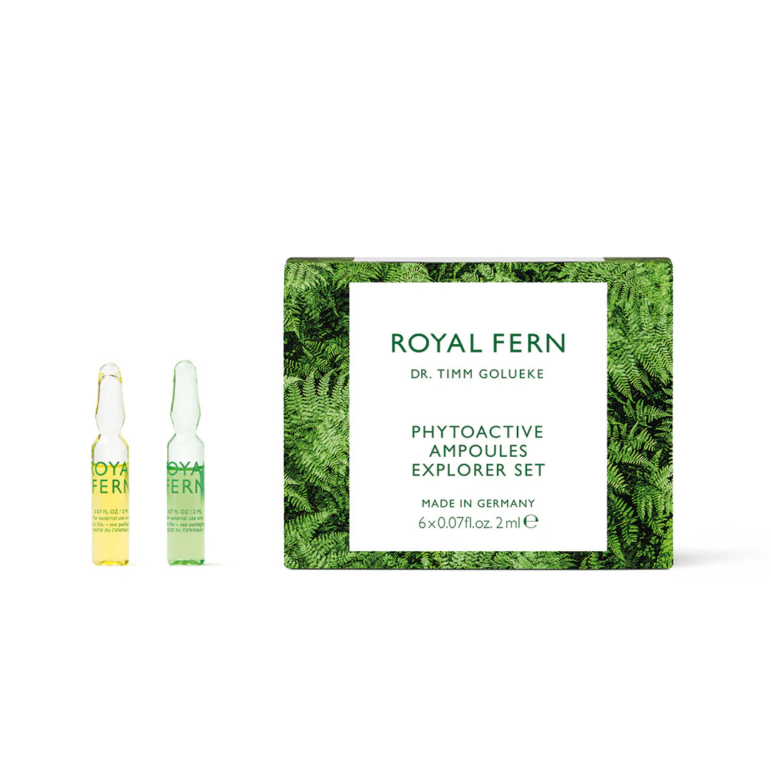 Royal Fern - Набор из двух видов ампул для упругости и сияния кожи (Фото-16)