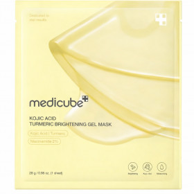 Medicube - Осветляющая гидрогелевая маска с койевой кислотой и куркумой (Фото-18)