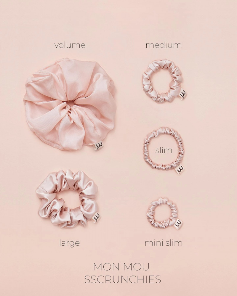 MON MOU - Тонкая резинка из натурального шелка (Фото-2)