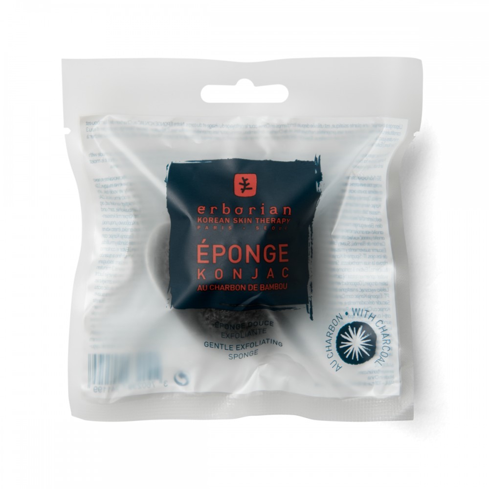 Erborian - Спонж для очищения кожи конжак с бамбуковым углем (Фото-2), fabo.ua Erborian - Спонж для очищения кожи конжак с бамбуковым углем (Фото-2)
