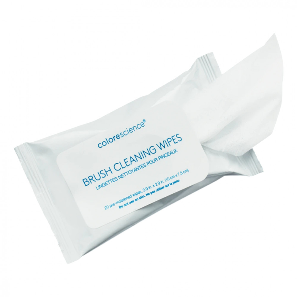 Colorescience - Серветки для очищення пензлів для макіяжу (Фото-1), fabo.ua Colorescience - Серветки для очищення пензлів для макіяжу (Фото-1)