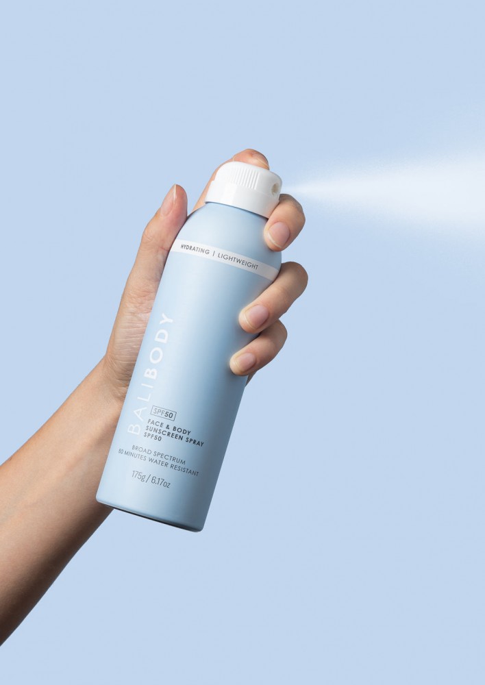 Bali Body - Сонцезахисний спрей для обличчя та тіла SPF50+ (Фото-2)