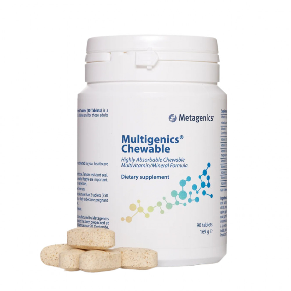 Metagenics - Диетическая добавка "Мультидженикс Чевабл №90" (Фото-1), fabo.ua Metagenics - Диетическая добавка "Мультидженикс Чевабл №90" (Фото-1)