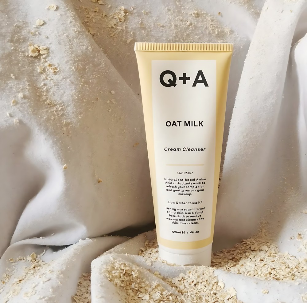 Q+A - Очищувальний кремовий засіб с вівсяним молочком (Фото-4)