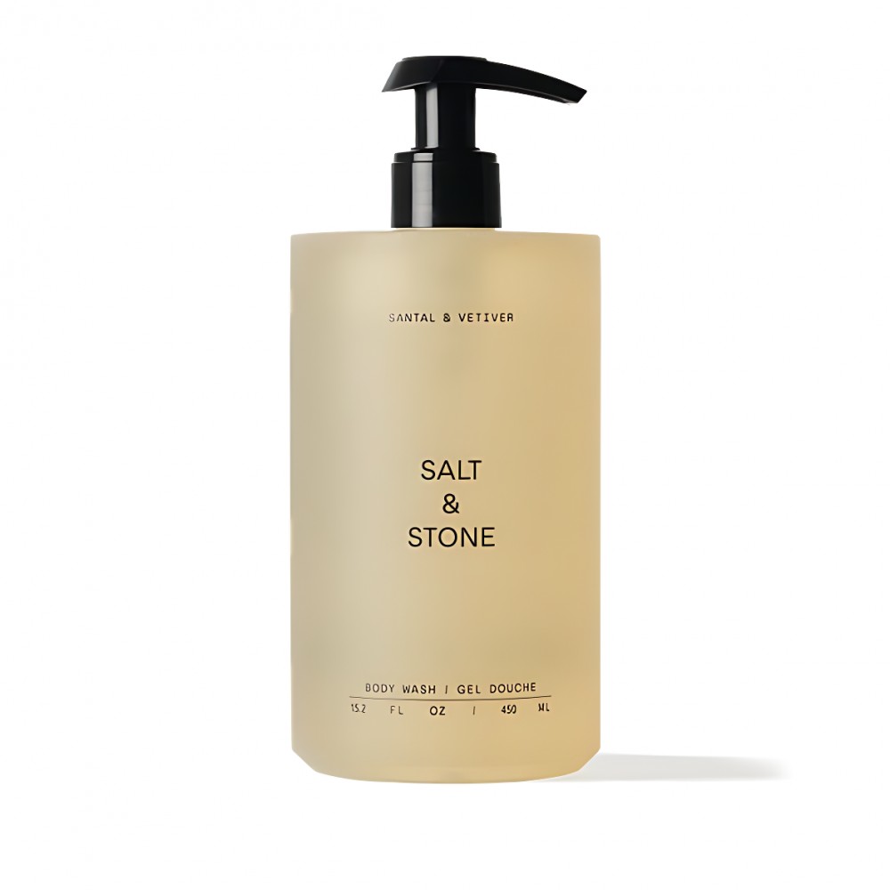 Salt & Stone - Антиоксидантний гель для душу з ароматом сандалового дерева та ветиверу (Фото-1)